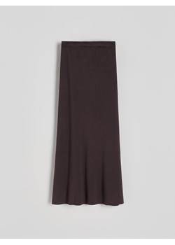 Reserved - Spódnica maxi z wiskozą - brązowy ze sklepu Reserved w kategorii Spódnice - zdjęcie 172140564