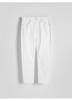 Reserved - Jeansy slim z efektem sprania - biały ze sklepu Reserved w kategorii Jeansy męskie - zdjęcie 172140580
