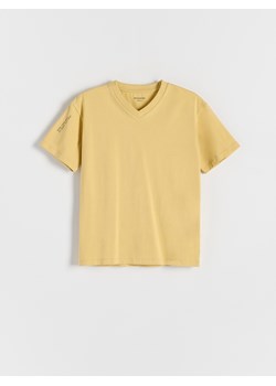 Reserved - T-shirt z nadrukiem - kremowy ze sklepu Reserved w kategorii T-shirty chłopięce - zdjęcie 172140860