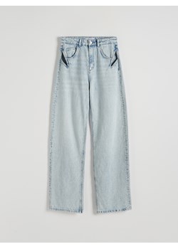 Reserved - Jeansy z wycięciami - niebieski ze sklepu Reserved w kategorii Jeansy damskie - zdjęcie 172141012