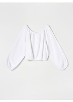 Sinsay - Bluzka hiszpanka - biały ze sklepu Sinsay w kategorii Bluzki damskie - zdjęcie 172142040