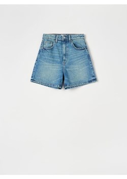 Sinsay - Szorty jeansowe - turkusowy ze sklepu Sinsay w kategorii Szorty - zdjęcie 172142071