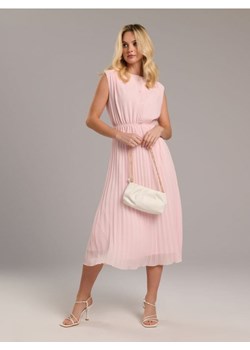 Sinsay - Sukienka midi - różowy ze sklepu Sinsay w kategorii Sukienki - zdjęcie 172142072