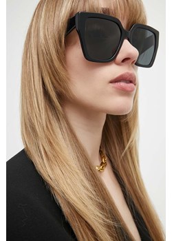 Dolce &amp; Gabbana okulary przeciwsłoneczne damskie kolor czarny 0DG4438 ze sklepu ANSWEAR.com w kategorii Okulary przeciwsłoneczne damskie - zdjęcie 172142713