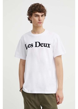 Les Deux t-shirt bawełniany męski kolor biały z aplikacją LDM101180 ze sklepu ANSWEAR.com w kategorii T-shirty męskie - zdjęcie 172142914