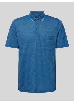 Koszulka polo ze wzorem w paski i kieszenią na piersi ze sklepu Peek&Cloppenburg  w kategorii T-shirty męskie - zdjęcie 172144443