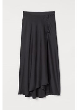 H & M - Satynowa spódnica do łydki - Szary ze sklepu H&M w kategorii Spódnice - zdjęcie 172144511