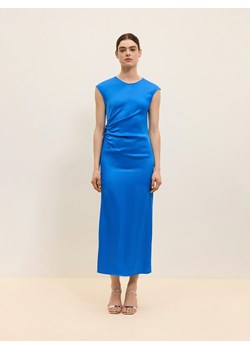 Reserved - Sukienka z wiskozy - niebieski ze sklepu Reserved w kategorii Sukienki - zdjęcie 172146323