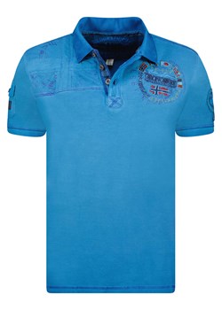 Geographical Norway Koszulka polo w kolorze niebieskim ze sklepu Limango Polska w kategorii T-shirty męskie - zdjęcie 172149901