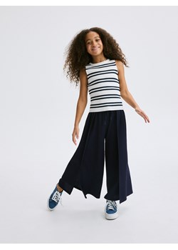 Reserved - Spodnie culotte - granatowy ze sklepu Reserved w kategorii Spodnie dziewczęce - zdjęcie 172151340