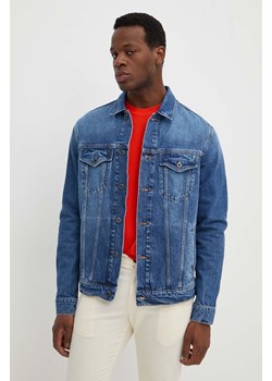 Pepe Jeans kurtka jeansowa REGULAR JACKET męska kolor niebieski przejściowa PM402715HW3 ze sklepu ANSWEAR.com w kategorii Kurtki męskie - zdjęcie 172152474