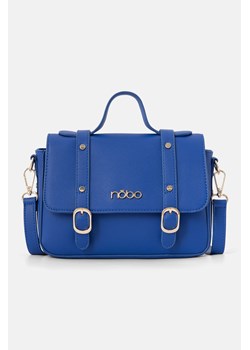 Mała torebka listonoszka Nobo w formie teczki, niebieska ze sklepu NOBOBAGS.COM w kategorii Listonoszki - zdjęcie 172153502