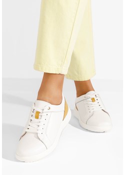 Białe sneakersy damskie Emree ze sklepu Zapatos w kategorii Półbuty damskie - zdjęcie 172153850