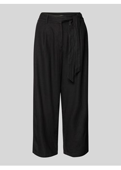 Spodnie materiałowe z paskiem w talii model ‘CARO’ ze sklepu Peek&Cloppenburg  w kategorii Spodnie damskie - zdjęcie 172154703