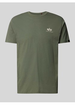 T-shirt z nadrukiem z logo model ‘BASIC’ ze sklepu Peek&Cloppenburg  w kategorii T-shirty męskie - zdjęcie 172154712