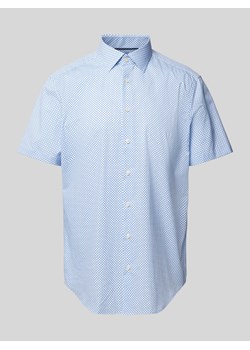 Koszula biznesowa o kroju regular fit ze wzorem na całej powierzchni ze sklepu Peek&Cloppenburg  w kategorii Koszule męskie - zdjęcie 172154723