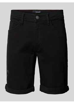 Szorty jeansowe o kroju slim fit z 5 kieszeniami ze sklepu Peek&Cloppenburg  w kategorii Spodenki męskie - zdjęcie 172154740