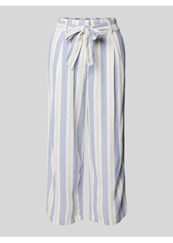 Spodnie materiałowe z paskiem w talii model ‘CARO’ ze sklepu Peek&Cloppenburg  w kategorii Spodnie damskie - zdjęcie 172154920