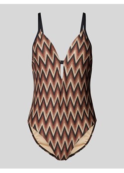 Kostium kąpielowy z graficznym wzorem model ‘ANA’ ze sklepu Peek&Cloppenburg  w kategorii Stroje kąpielowe - zdjęcie 172155003