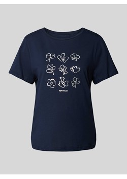 T-shirt z okrągłym dekoltem ze sklepu Peek&Cloppenburg  w kategorii Bluzki damskie - zdjęcie 172155023