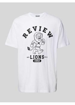 T-shirt z nadrukiem z logo ze sklepu Peek&Cloppenburg  w kategorii T-shirty męskie - zdjęcie 172155262