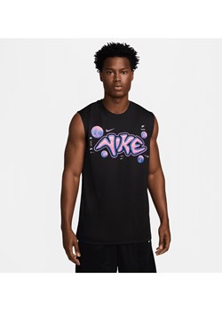 Męska koszulka bez rękawów do koszykówki Dri-FIT Nike - Czerń ze sklepu Nike poland w kategorii T-shirty męskie - zdjęcie 172155543