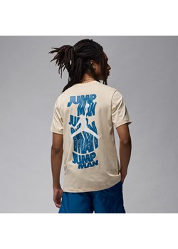 T-shirt męski Jordan Brand - Brązowy ze sklepu Nike poland w kategorii T-shirty męskie - zdjęcie 172155544