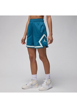 Damskie spodenki z motywem otwartego rombu Jordan Sport - Niebieski ze sklepu Nike poland w kategorii Szorty - zdjęcie 172155583