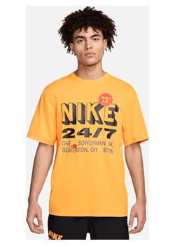 Męska koszulka z krótkim rękawem do fitnessu Dri-FIT UV Nike Hyverse - Żółty ze sklepu Nike poland w kategorii T-shirty męskie - zdjęcie 172155584
