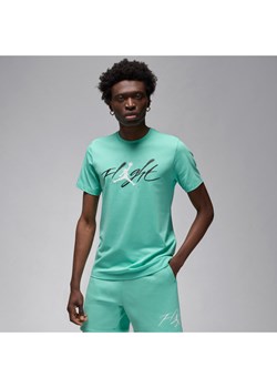 Męski T-shirt z nadrukiem Jordan - Zieleń ze sklepu Nike poland w kategorii T-shirty męskie - zdjęcie 172155601