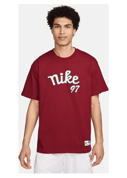 Męski T-shirt do koszykówki Max90 Nike - Czerwony ze sklepu Nike poland w kategorii T-shirty męskie - zdjęcie 172155653