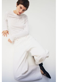 H & M - Baggy High Jeans - Biały ze sklepu H&M w kategorii Jeansy damskie - zdjęcie 172155724