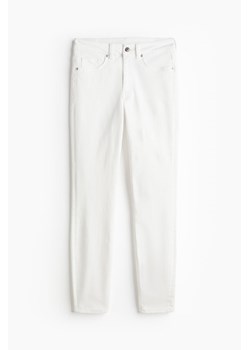 H & M - Skinny High Jeans - Biały ze sklepu H&M w kategorii Jeansy damskie - zdjęcie 172155730