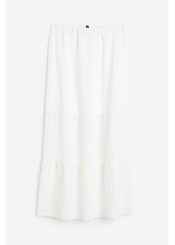 H & M - H & M+ Krepowana spódnica - Biały ze sklepu H&M w kategorii Spódnice - zdjęcie 172155731