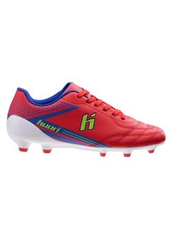 Buty piłkarskie Huari Octubri Teen Jr 92800402376 czerwone ze sklepu ButyModne.pl w kategorii Buty sportowe dziecięce - zdjęcie 172156580
