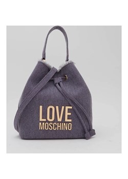 Love Moschino Jeansowa torebka na ramię BORSA ze sklepu Gomez Fashion Store w kategorii Torebki worki - zdjęcie 172157832