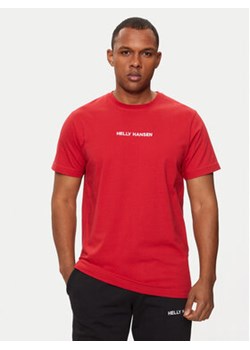Helly Hansen T-Shirt Core T-Shirt 53532 Czerwony Regular Fit ze sklepu MODIVO w kategorii T-shirty męskie - zdjęcie 172158870