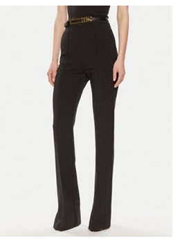 Elisabetta Franchi Spodnie materiałowe PA-034-42E2-5981 Czarny Regular Fit ze sklepu MODIVO w kategorii Spodnie damskie - zdjęcie 172159094