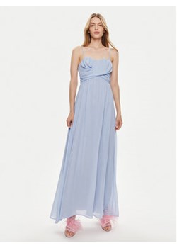Vila Sukienka wieczorowa Stine 14093780 Niebieski Regular Fit ze sklepu MODIVO w kategorii Sukienki - zdjęcie 172159134