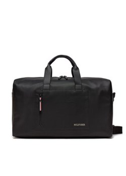 Tommy Hilfiger Torba Th Pique Duffle AM0AM11779 Czarny ze sklepu MODIVO w kategorii Torby podróżne - zdjęcie 172159192