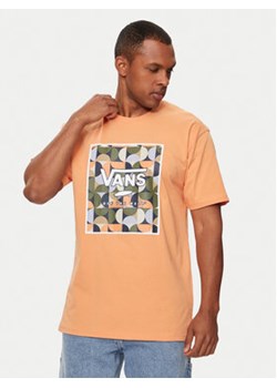 Vans T-Shirt Mn Classic Print Box VN0A5E7Y Brązowy Classic Fit ze sklepu MODIVO w kategorii T-shirty męskie - zdjęcie 172159224
