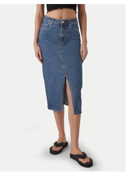 Vero Moda Spódnica jeansowa Veri 10295731 Niebieski Regular Fit ze sklepu MODIVO w kategorii Spódnice - zdjęcie 172159334
