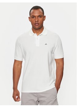 C.P. Company Polo 16CMPL090A005527G Biały Regular Fit ze sklepu MODIVO w kategorii T-shirty męskie - zdjęcie 172159352