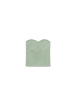 Cropp - Oliwkowy top z dekoltem-serce - zielony ze sklepu Cropp w kategorii Bluzki damskie - zdjęcie 172160924