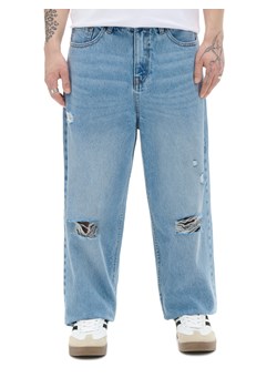 Cropp - Niebieskie jeansy loose baggy - niebieski ze sklepu Cropp w kategorii Jeansy męskie - zdjęcie 172160934