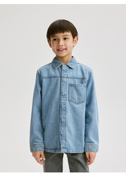 Reserved - Jeansowa koszula - niebieski ze sklepu Reserved w kategorii Koszule chłopięce - zdjęcie 172161644