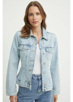Sisley kurtka jeansowa damska kolor niebieski przejściowa ze sklepu ANSWEAR.com w kategorii Kurtki damskie - zdjęcie 172162704