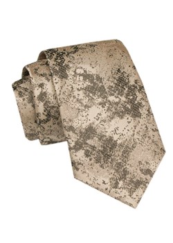 Modny Krawat Męski - Alties - Beżowy, Oryginalny Wzór KRALTS1057 ze sklepu JegoSzafa.pl w kategorii Krawaty - zdjęcie 172162891