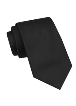 Modny Krawat Męski - Alties - Klasyczna Czerń, Jednokolorowy KRALTS1096 ze sklepu JegoSzafa.pl w kategorii Krawaty - zdjęcie 172162941
