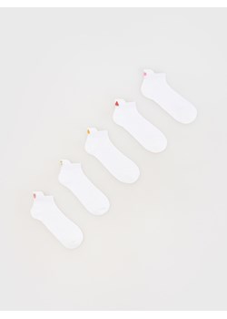 Reserved - Bawełniane skarpetki 5 pack - biały ze sklepu Reserved w kategorii Skarpetki dziecięce - zdjęcie 172163660